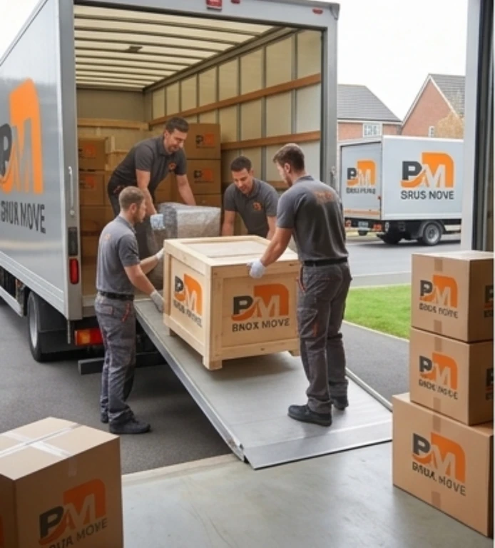 Een verhuizing die vooraf tot in de